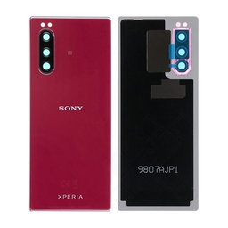 Sony Xperia 5 - Akkudeckel (Red) - 1319-9454 Genuine Service Pack