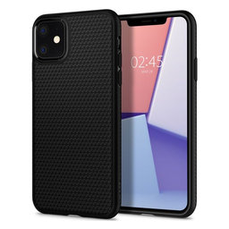 Spigen - Hülle Liquid Air für iPhone 11, schwarz