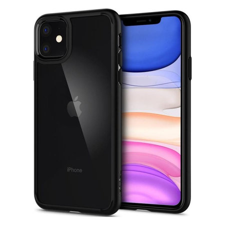 Spigen - Hülle Ultra Hybrid für iPhone 11, schwarz