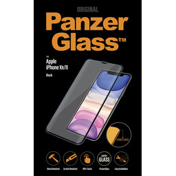 PanzerGlass - Gehärtetes Glas Standard Fit für iPhone XR und 11, black