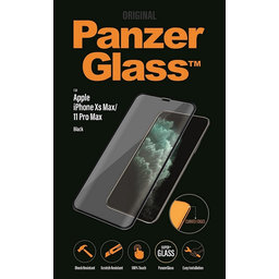 PanzerGlass - Gehärtetes Glas Standard Fit für iPhone XS Max und 11 Pro Max, black