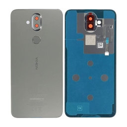 Nokia 8.1 (Nokia X7) - Akkudeckel (Stahl) - 20PNXSW0003 Genuine Service Pack