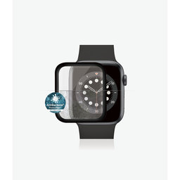 PanzerGlass - Gehärtetes Glas Full Silicone für Apple Watch Series 4, 5, 6, SE (1st gen) und SE (2nd gen) 44mm, schwarz