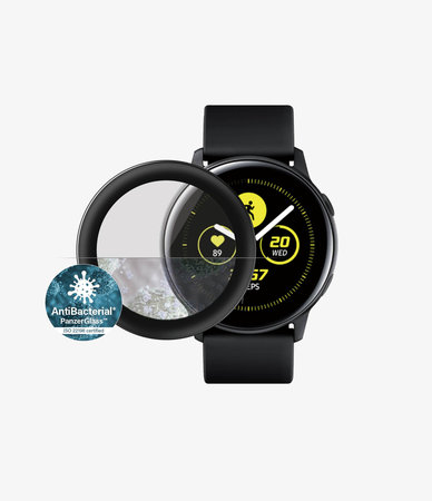 PanzerGlass - Gehärtetes Glas Curved Glass für Samsung Galaxy Watch Active, black