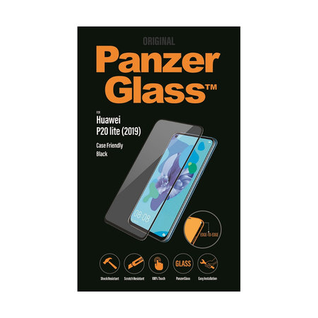 PanzerGlass - Gehärtetes Glas Case Friendly für Huawei P20 Lite 2019, black