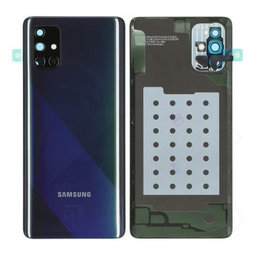 Samsung Galaxy A71 A715F - Akkudeckel (Prism Crush Black) - GH82-22112A Genuine Service Pack