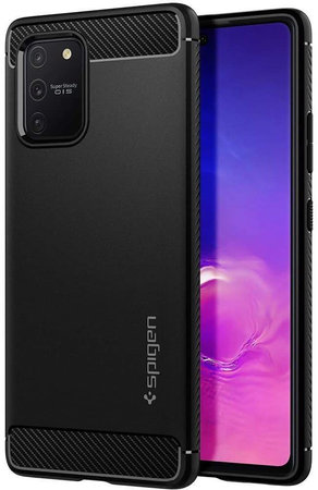 Spigen - Rugged Armor Case für Samsung Galaxy S10 Lite, schwarz