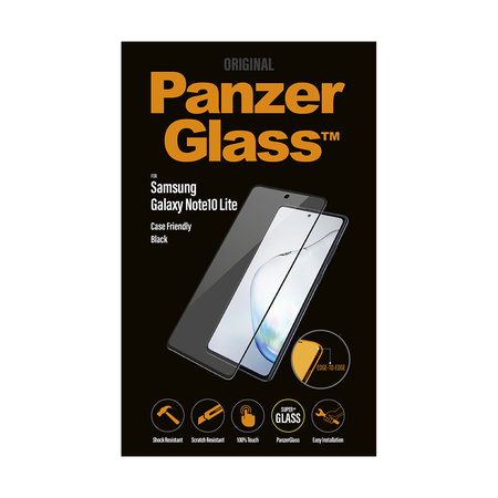 PanzerGlass - Gehärtetes Glas Case Friendly für Samsung Galaxy Note 10 Lite, black