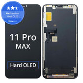 Display Hard OLED für iPhone 11 Pro Max, Touchscreen-Glas mit Rahmen, FixPremium