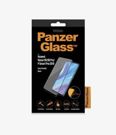 PanzerGlass - Gehärtetes Glas Case Friendly für Honor 9X Lite, black