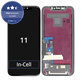 Display In-Cell FHD für iPhone 11, Touchscreen-Glas mit Rahmen, FixPremium
