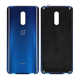 OnePlus 7 - Akkudeckel (Mirror Blue)