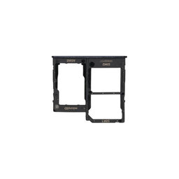 Samsung Galaxy A41 A415F - SIM + SD Steckplatz Slot (Prism Crush Black) - GH98-45275A Genuine Service Pack