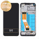 Samsung Galaxy A11 A115F - LCD Display + Touchscreen Front Glas + Rahmen (Black) - GH81-18760A Genuine Service Pack