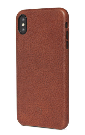 Decoded Leather Case Ledertasche für iPhone XS Max, braun