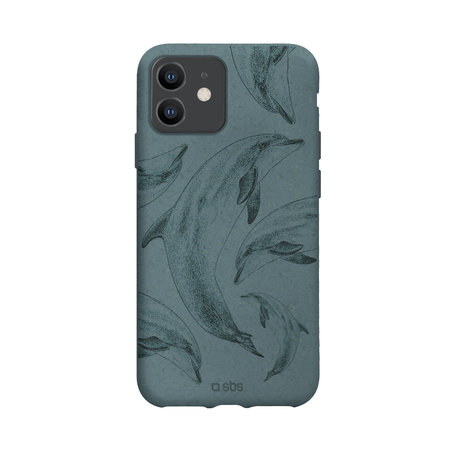 SBS - Fall Oceano für iPhone 11, 100% kompostierbar, dolphin