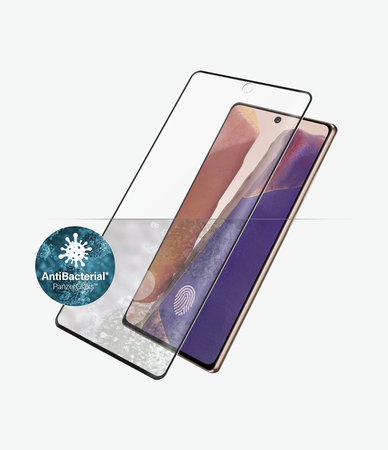 PanzerGlass - Gehärtetes Glas Case Friendly für Samsung Galaxy Note 20, Fingerprint komp., black