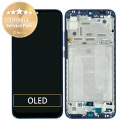 Xiaomi Mi A3 - LCD Display + Touchscreen Front Glas + Rahmen (Not just Blue) - 5610100380B6 Genuine Service Pack