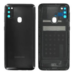 Samsung Galaxy M21 M215F - Akkudeckel (Black) - GH82-22609A Genuine Service Pack