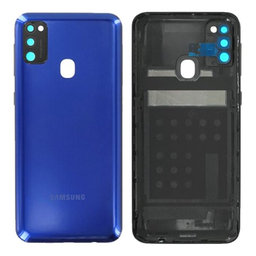 Samsung Galaxy M21 M215F - Akkudeckel (Blue) - GH82-22609B Genuine Service Pack