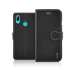 Fonex - Fall Book Identity für Huawei P Smart 2019, schwarz