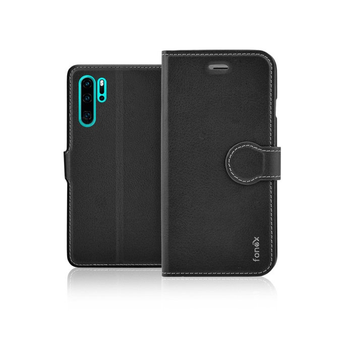 Fonex - Hülle Book Identity für Huawei P30 Pro, schwarz