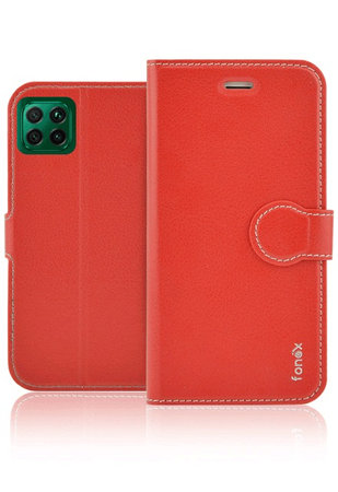 Fonex - Hülle Book Identity für Huawei P40 Lite, rot