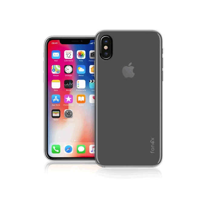 Fonex - Fall Invisible für iPhone X und XS, transparent