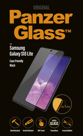 PanzerGlass - Gehärtetes Glas Case Friendly für Samsung Galaxy S10 Lite, M51, black