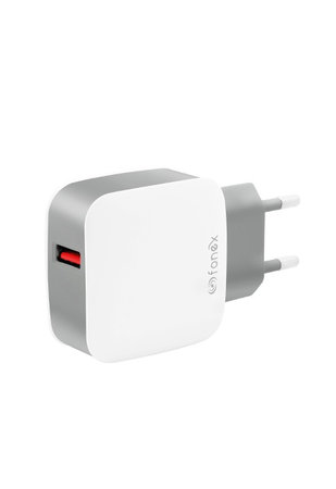 Fonex - Ladeadapter USB, 18W, weiß