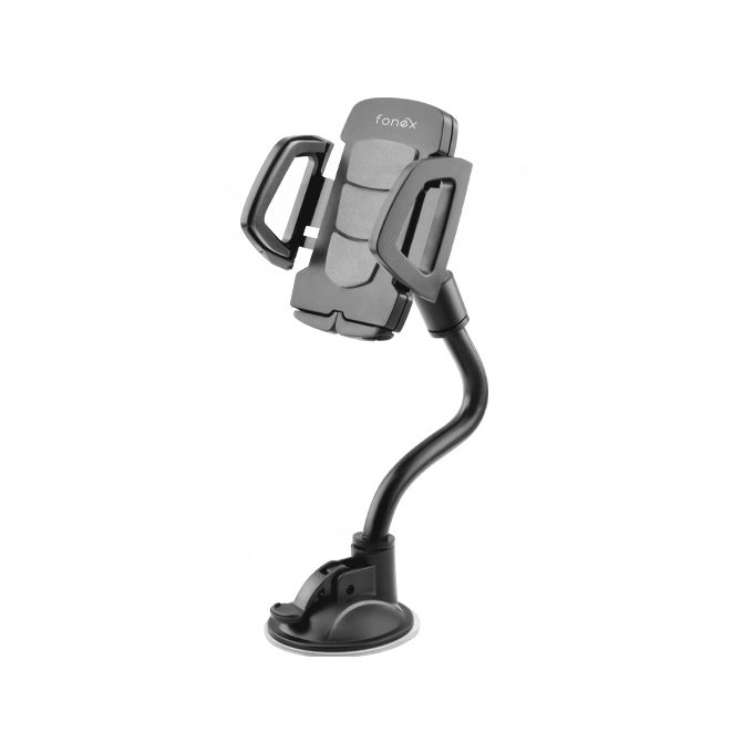 Fonex - Autohalterung mit Saugnapf, schwarz