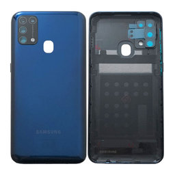 Samsung Galaxy M31 M315F - Akkudeckel (Ocean Blue) - GH82-22412A Genuine Service Pack