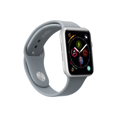SBS - Armband für Apple Watch 40 mm, Größe S / M, grau