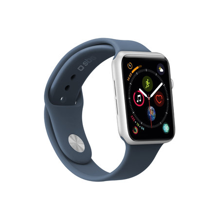 SBS - Armband für Apple Watch 44 mm, Größe M / L, blau
