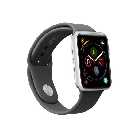 SBS - Armband für Apple Watch 44 mm, Größe M / L, schwarz
