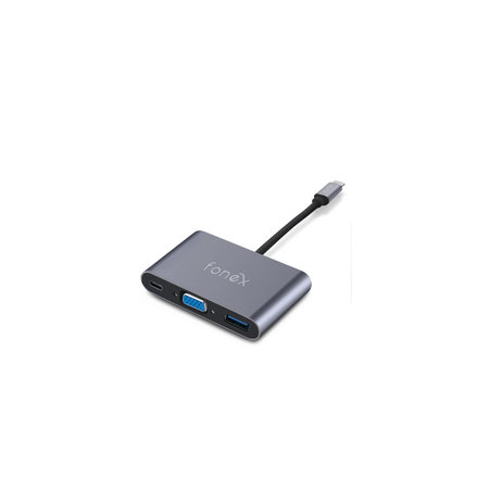 Fonex - USB Hub 3v1, grau