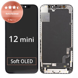 Apple iPhone 12 Mini - LCD Display + Touchscreen Front Glas + Rahmen Refurbished