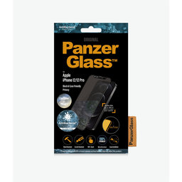 PanzerGlass - Gehärtetes Glas Privacy Case Friendly CamSlider AB für iPhone 12 und 12 Pro, schwarz