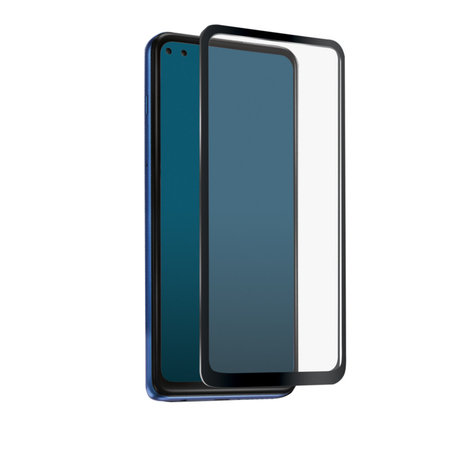 SBS - Gehärtetes Glas Full Cover für Motorola Moto G 5G Plus, schwarz