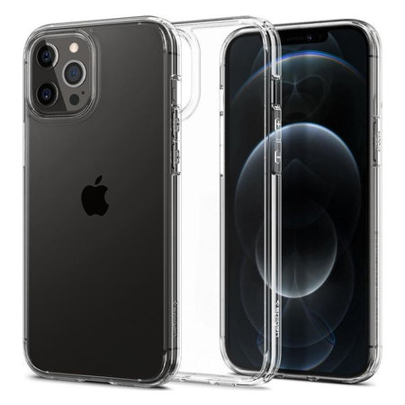 Spigen - Hülle Ultra Hybrid für iPhone 12 a 12 Pro, transparent