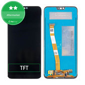 Huawei Honor 10 - LCD Display + Touchscreen Front Glas + Fingerabdruck-Sensor Fingerabdruck (Black) TFT