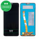 Huawei Honor 10 - LCD Display + Touchscreen Front Glas + Fingerabdruck-Sensor Fingerabdruck (Black) TFT