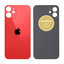 Apple iPhone 12 Mini - Backcover Glas (Red)