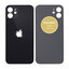 Apple iPhone 12 - Backcover Glas (Black)