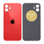 Apple iPhone 12 - Backcover Glas (Red)