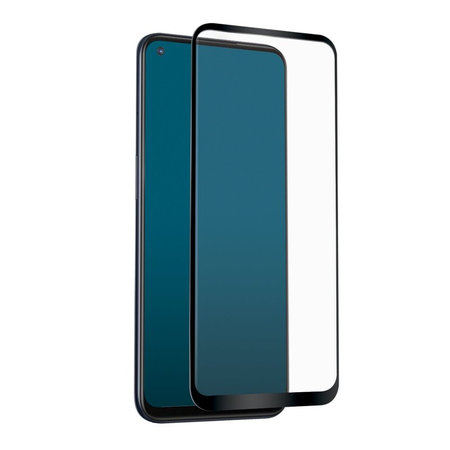 SBS - Gehärtetes Glas Full Cover für OnePlus Nord N100, schwarz