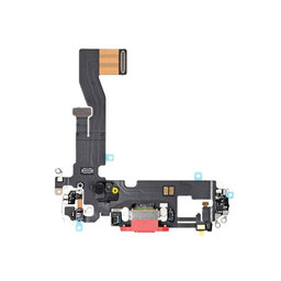 Apple iPhone 12, 12 Pro - Ladestecker Ladebuchse + Flex Kabel (Red)