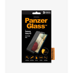 PanzerGlass - Gehärtetes Glas Case Friendly für Samsung Galaxy A12, schwarz