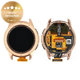 Samsung Galaxy Watch 42mm R810 - LCD Display + Touchscreen Front Glas + Rahmen (Rose Gold) - GH97-22290B Genuine Service Pack