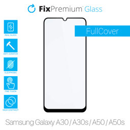 FixPremium FullCover Glass - Gehärtetes Glas für Samsung Galaxy A30, A30s, A50 und A50s